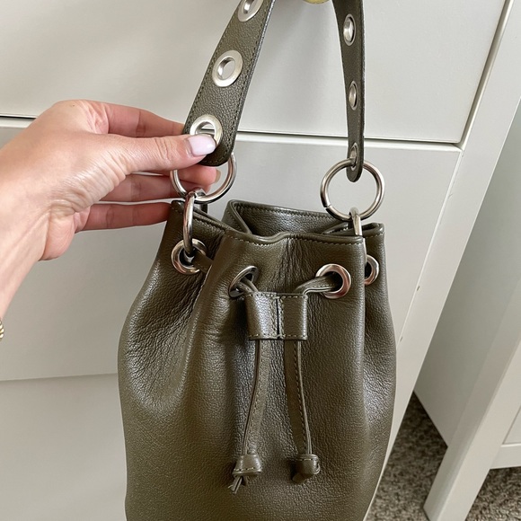 💜 genuine leather bucket bag - Picture 2 of 6